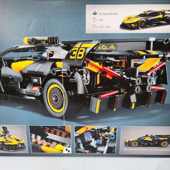 NEW LEGO Technic Bugatti Bolide Race Car Model 42151 Building Set Collectible Sp - Picture 6 of 13